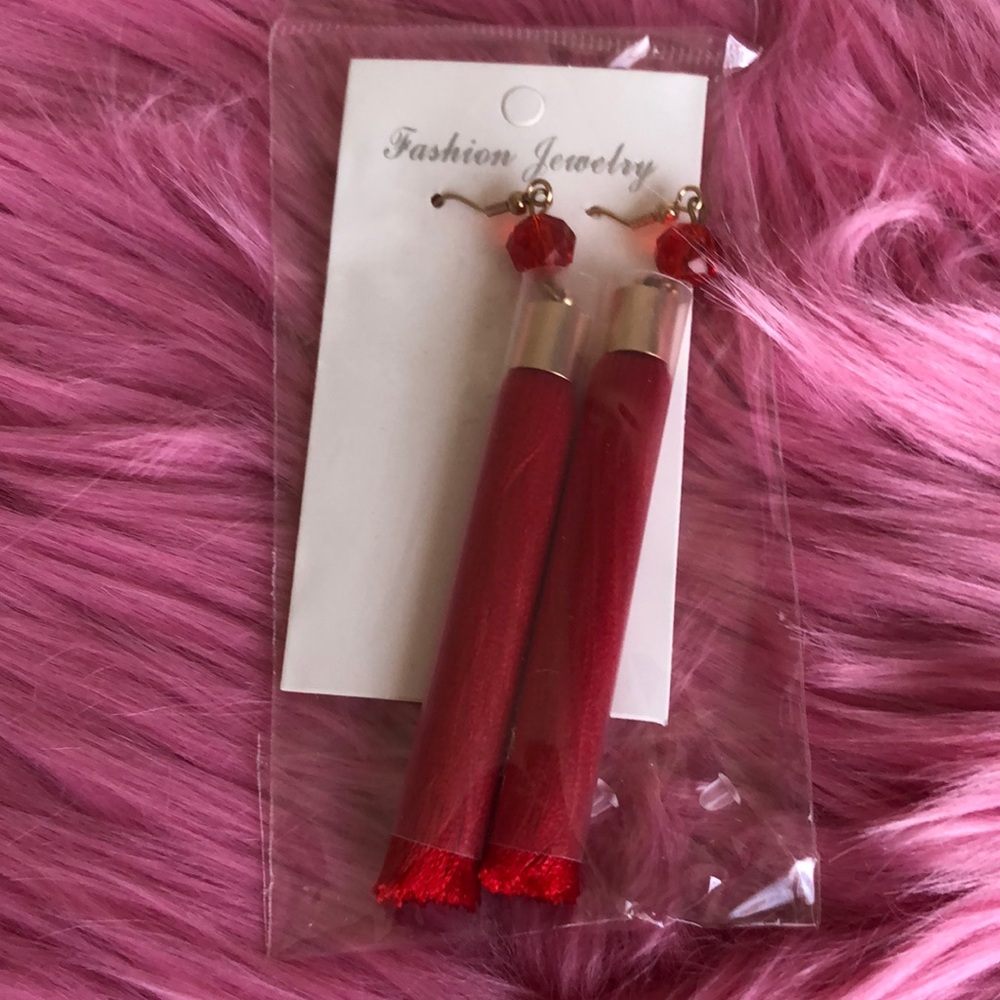 ❤️Brand New Fashion Jewelry Red Dangle Tassel Earrings❤️
